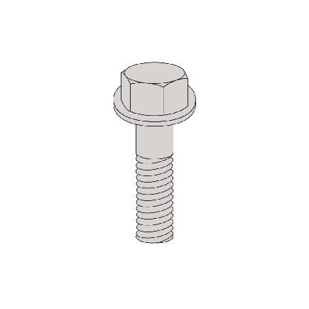 1/2" X 3-1/2" FLANGED HEX BOLT PU