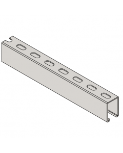 W100EH - Channel w/Short Slots - 12 Gauge - 1-5/8" x 2-7/16"