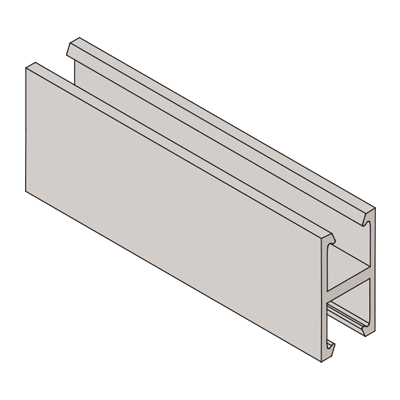W201PF | 1-5/8" x 3-1/4" Channel Solid or Small Slots
