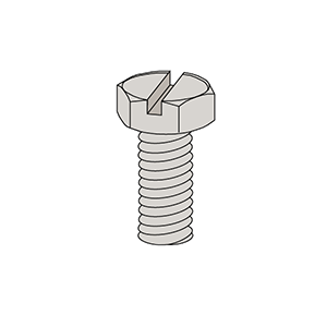 W7401SH Series | Slotted Hex Head Cap Screws