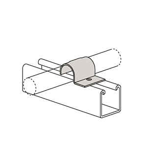 W7724 Series | One-Hole Tubing Clamps