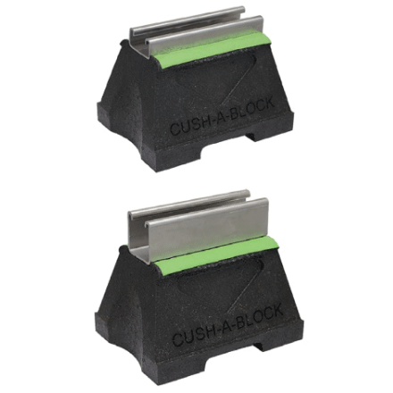Cush-A-Block® CBM Series Mini Support with Metal Channel